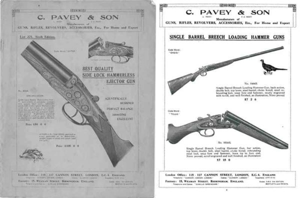 pavey c1920