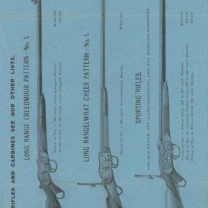 Peabody-Martini 1878 Flyer - Providence Tool Co.