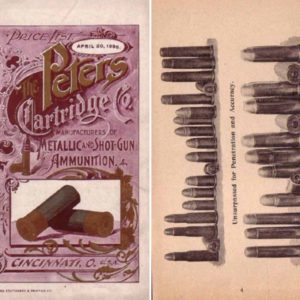 Peters 1896 Cartridge Co. Metallic and Shot Gun Ammunition