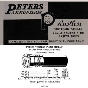 Peters 1935 Ammunition Catalog