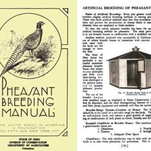 Pheasant Breeding Manual 1936 - Ohio State Conservation