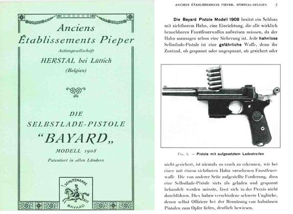 Pieper Bergman M1908 Pistol- Manual - GB-img-0