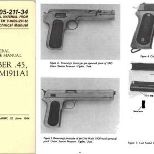 M1911A1 1964 .45 Pistol Direct and Support Maintenance Manual