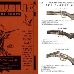 Public Sport Shop 1931 Circa Gun Catalog, Philadelphia, PA