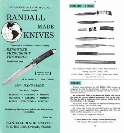 Randall Made Knives 1967 Catalog - GB-img-0