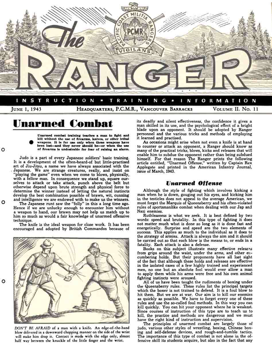 The Ranger, June 1 1943, HQ PCMR, Vancouver, Barracks- GB-img-0