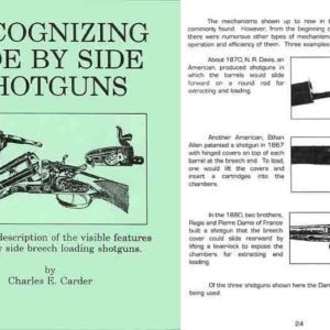 Recognizing Side by Side Shotguns - Carder