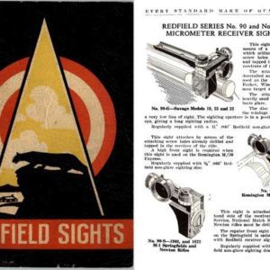 Redfield 1938 Sight Guide No. 38