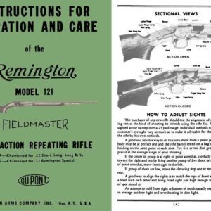 Remington Model 121 Fieldmaster Manual
