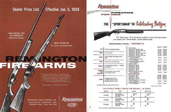 Remington 1959 Arms Dealer Price Catalog - GB-img-0