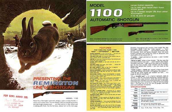 Remington 1965 Shotguns Flyer - GB-img-0