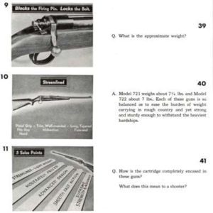 Remington M721 & M722 Introduction Flyer