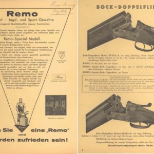 Remo - Spezial 1931 Jagd und Sport Gewehre