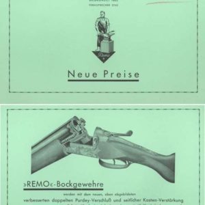 Remo - Gewehrfabrik Aug 1934 Gebruder Rempt, Suhl