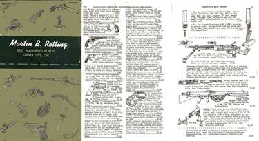 Martin B. Retting 1953 Collector Gun Catalog with Prices-Culver City- GB-img-0