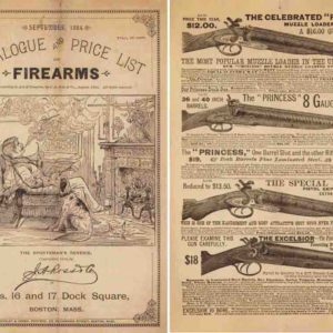 J. A. Ross Co. 1884 Firearms Catalog, Boston, MA