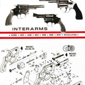 Rossi M31, M38, M51, M68, M69, M70, M68, M69, M70, M31, M38, M51 Revolver Manual