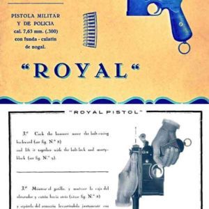 Beistegui Hermanos- Royal 1935 Circa Mauser AutoMP Manual