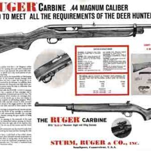 Ruger 1963 circa Gun Flyer (Carbine .44++)