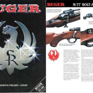 Ruger 1986 Gun Catalog