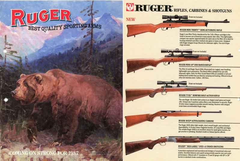 Ruger 1987 Gun Catalog - GB-img-0