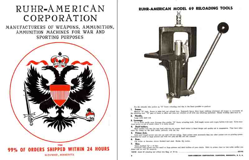 Ruhr American 1966 Gun & Fishing Catalog (Glenwood, Minn.) - GB-img-0