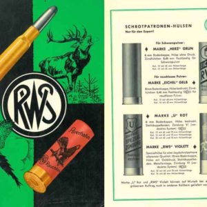 RWS 1953 Munitions Catalog