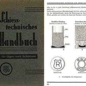 RWS 1934 Schiess Technisches Handbuch fur Jager