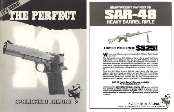 Springfield Armory 1985  Gun Catalog - GB-img-0