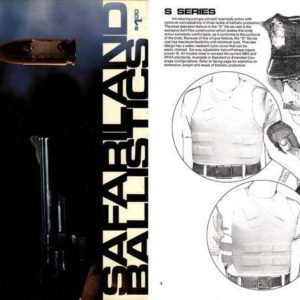 Safariland Ballistics Soft Armor 1977 Circa Catalog, Monrovia, California