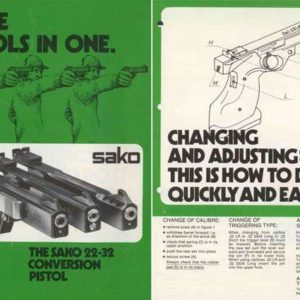 Sako 1978 - .22/.32 Pistol Manual