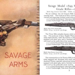 Savage 1916 circa Arms Company No. 60 Catalog