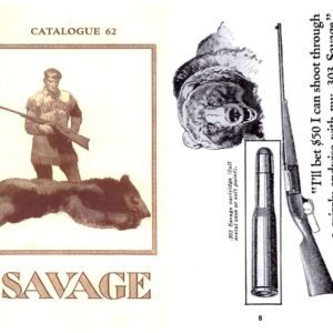 Savage 1923 circa Arms Company No. 62 Catalog