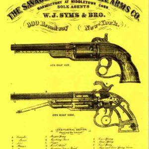 Savage, Edward N. 1861 Circa Revolving Firearms  Flyer- Manual