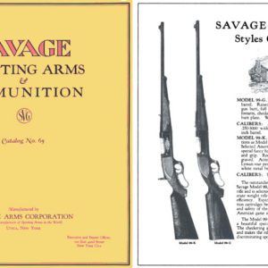 Savage 1928 No 65 Sporting Arms and Ammunition