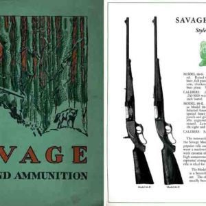 Savage 1931 Arms Gun Catalog #66
