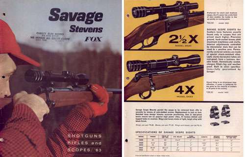 Savage 1963 Firearms Catalog - GB-img-0
