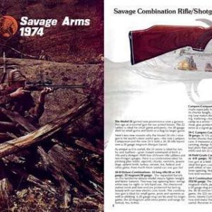 Savage 1974 Firearms Catalog