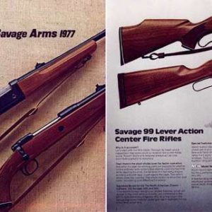 Savage 1977 Firearms Catalog