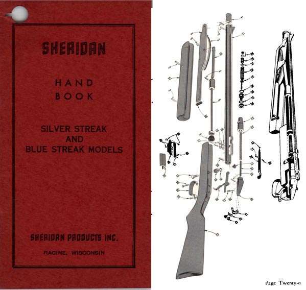 Sheridan Nov. 1970 Blue Streak And Silver Streak Air Gun Manual