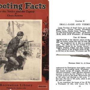 Shooting Facts 1928 (reprinted 1935)- Charles Askins