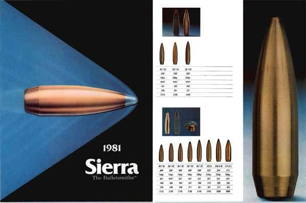 Sierra 1981 Bulletsmiths Ammunition Catalog - GB-img-0