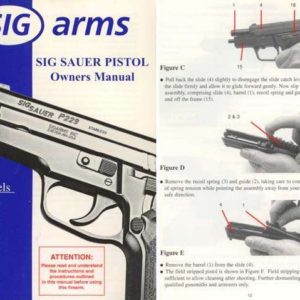 SIG P220, 225, 226, 228, 229, 239, 245 Manual