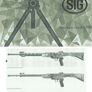 SIG SG510 MG c1960 Manual (In English)