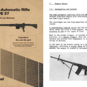 SIG PE57-SG510 1981 Sturmgewehr Manual (in English)