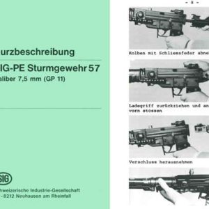 SIG PE57-SG510 1980 Sturmgewehr Brochure (in German)