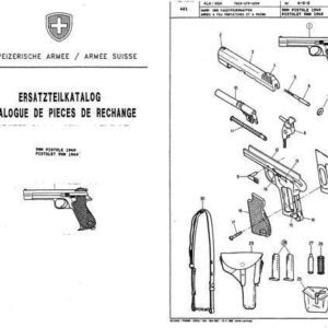 SIG P210 Parts Manual (German)
