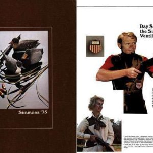 Simmons 1975 Firearms Catalog Olathe, Kansas
