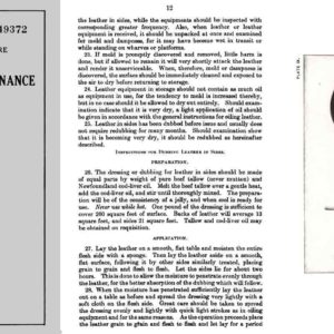 Instructions for Care & Repair of Small Arms & Equip 1918 Ord. Dept- Manual