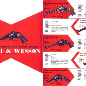 Smith & Wesson 1969 Gun Catalog